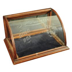 J.P. Priwleys Pepsin Gum Counter Top Display Case
