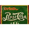 Image 8 : Pepsi-Cola Embossed Tin Bottle Sign