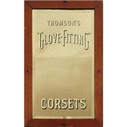 Thomson's Corsets Advertising Mirror