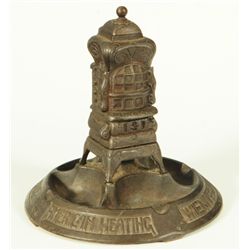 American Cast Iron Stove Advertising Ashtray