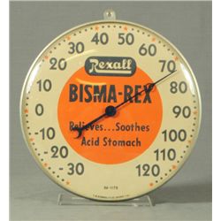 Rexall Bisma-Rex Advertising Thermometer