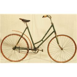 Early Ladies Wood Rim Bike