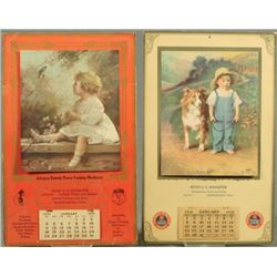 1928 & 1931 Fredricksburg Texas Calendars