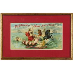 1874 High Admiral of Navies Tobacco Advertising