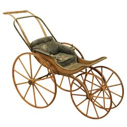 Antique Stenciled Baby Buggy