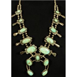 Sterling Silver Squash Blossom Necklace