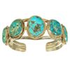 Image 1 : Sterling Silver & Turquoise Cuff Bracelet