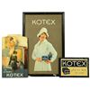 Image 1 : 3 Lithographed Tin Kotex Signs