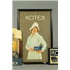 Image 3 : 3 Lithographed Tin Kotex Signs