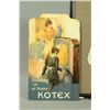 Image 4 : 3 Lithographed Tin Kotex Signs