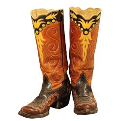 Pair of  Custom Cowboy Boots