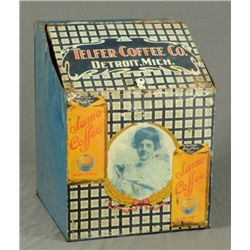 Telfer Coffee Company Tin Coffee Bin