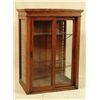Image 1 : Oak Display Cabinet with Sliding Glass Doors