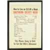 Image 1 : Southern Select "$15 A Week" Sign