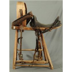 Saddle Makers Stand With Cavalry Saddle