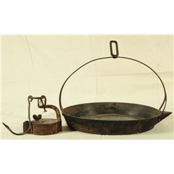 Early Tallow Burning Lamp