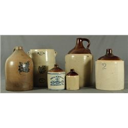 Collection Stoneware Jugs Virginia Wiskey Jug