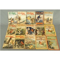 Collection Of 21 Buffalo Bill Weekly Magazines