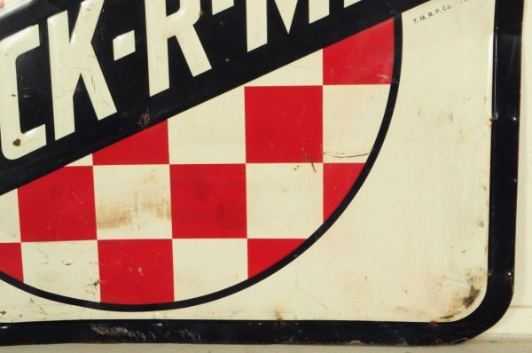 Purina Check-R-Mix Tin Advertising Sign