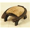 Image 1 : Victorian Upholstered Horshoe Foot Stool