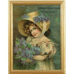 Luzitania Baking Co. Framed Advertising