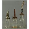 Image 1 : Collection of 3 Glass Oil Jars