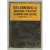 Image 1 : Fish & Kronenberg Cardboard Advertising Sign