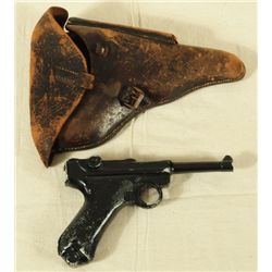 Toy German Luger & WW II German Holster