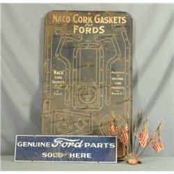Ford Parts & Model T Ford Gaskets Sign