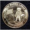 Image 1 : Apollo 11 1st Manned Lunar Landing Commemorative Coin