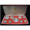 Image 1 : 1972 Bahamas 9 Coin Proof Set