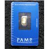 Image 1 : PAMP Suisse 1 Gram .9999 Pure Gold