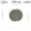 1891 INDIAN HEAD PENNY *NICE PENNY PLEASE LOOK AT PICTURE TO DETERMINE GRADE*!!