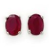Image 1 : 1.50 ctw Ruby Stud Earrings 14K
