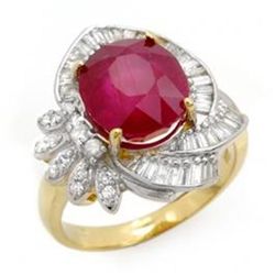 5.2 ctw Ruby & Diamond Ring 14K