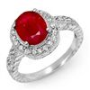 Image 1 : 2.50 ctw Ruby & Diamond Ring 14K