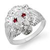 Image 1 : 0.09 ctw Ruby & Diamond
