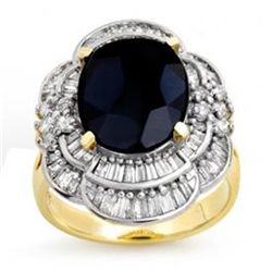 7.85 ctw Sapphire & Diamond Ring 14K