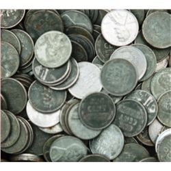 Lot of 100 Steel Wheat Cents