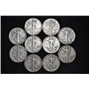 Image 1 : Lot Of 10 Walking Liberty Halves