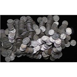 Lot of 500 Buffalo Nickels- No Date