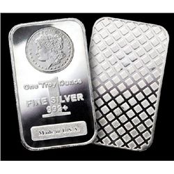 1oz Morgan Silver Bullion Bar .999 Pure