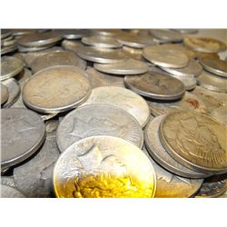 Lot of 20 Peace Dollars- Circulated