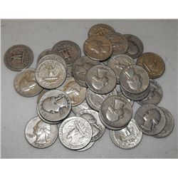 Lot Of 100 Washington Quarters