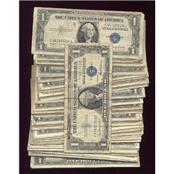 lot of 100 Silver Certificates