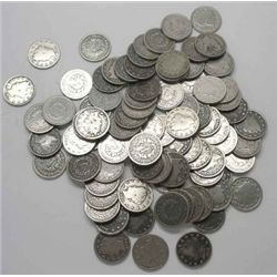 Lot of (50) V Nickels