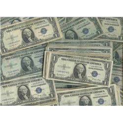 100 Silver Certificates - Circulated