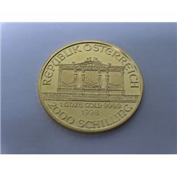 1 oz Gold Philharmonic Bullion