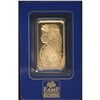 Image 1 : 1 oz Pamp Suisse Gold Ingot on Assay Card