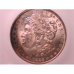 1885-O Morgan Dollar MS63 NGC